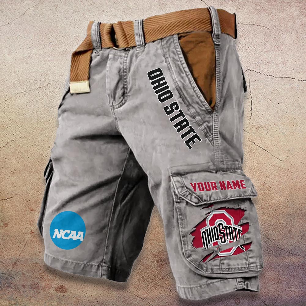 Sportswearmerch Ohio State Buckeyes NCAA Denim Short For Fan