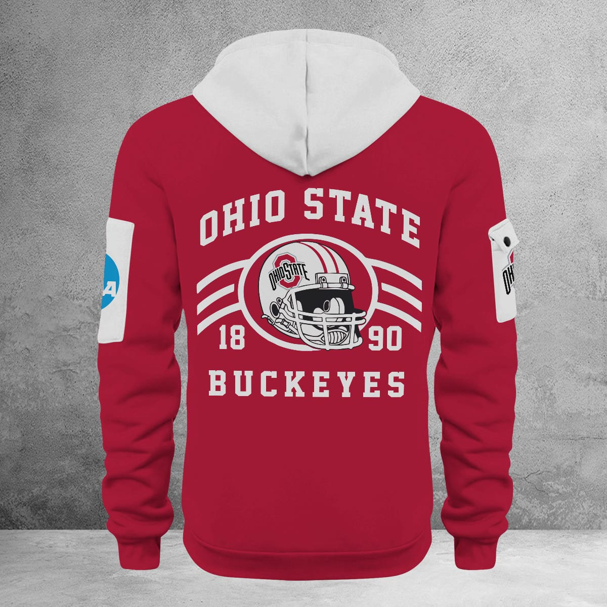 Sportswearmerch Ohio State Buckeyes NCAA Half Zip Hoodie Personalized For Fan