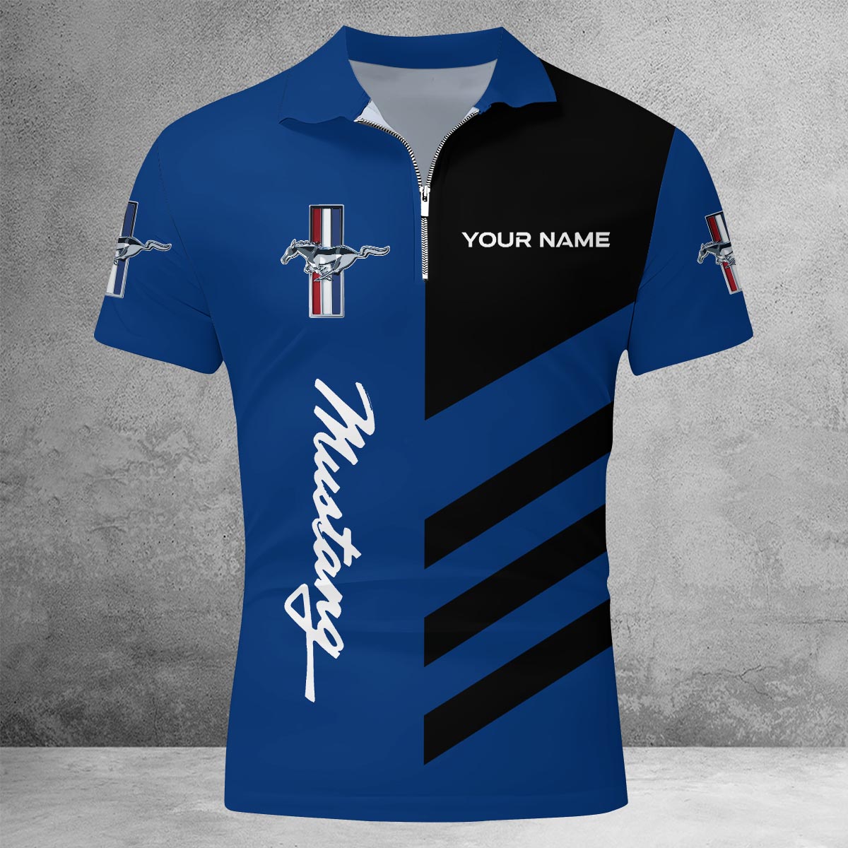 Sportswearmerch Ohio State Buckeyes NCAA Lapel Zip Polo Shirt For Fan