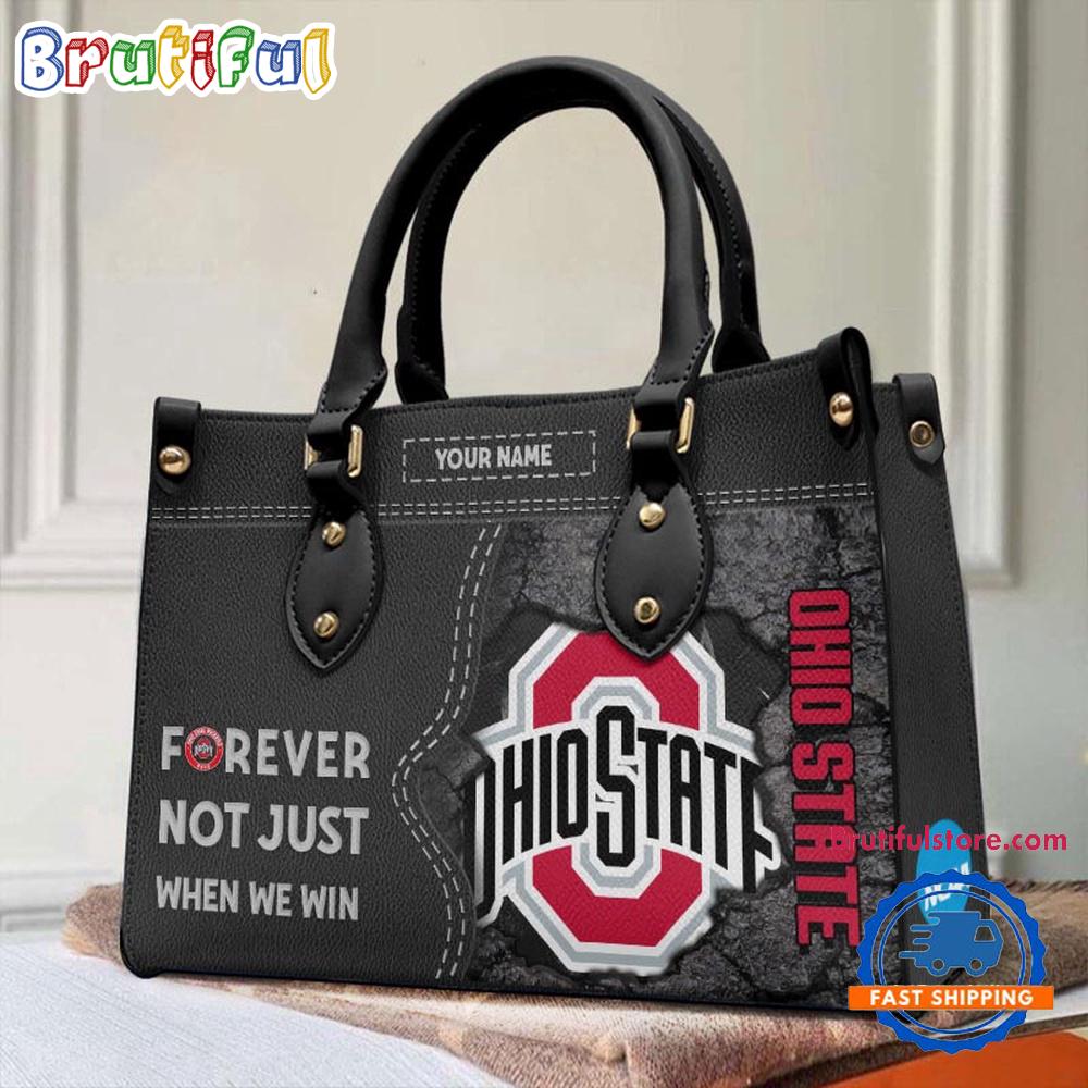 Sportswearmerch Ohio State Buckeyes NCAA Leather Hand Bag For Fan