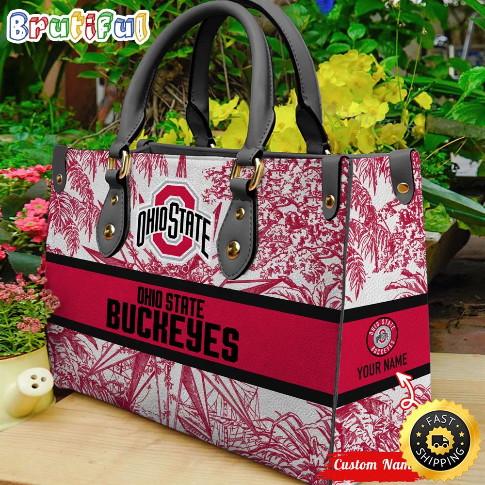 Sportswearmerch Ohio State Buckeyes NCAA Leather HandBag For Fan