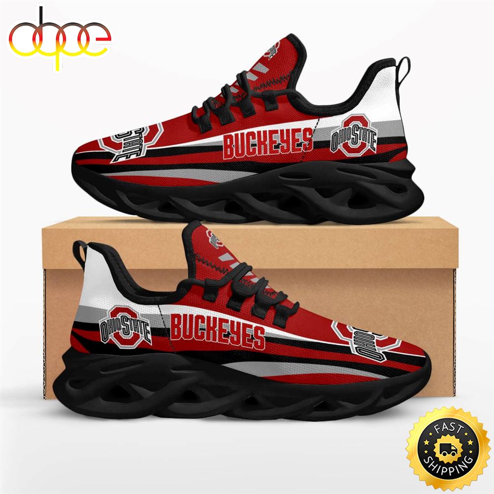 Sportswearmerch Ohio State Buckeyes NCAA Max Soul Shoes Sneakers For Men And Women