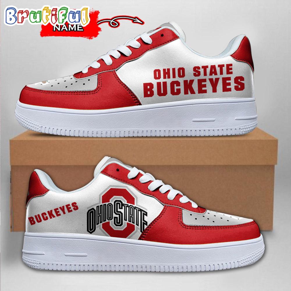 Sportswearmerch Ohio State Buckeyes NCAA Sporty Air Low-Top Shoes For Men And Women