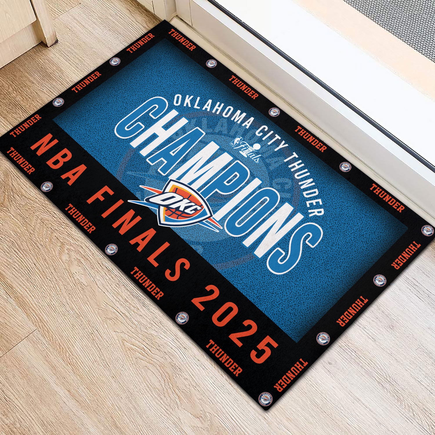Sportswearmerch Oklahoma City Thunder NBA Final Champios Doormat For Fan