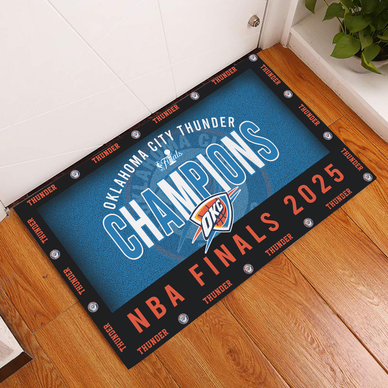 Sportswearmerch Oklahoma City Thunder NBA Final Champios Doormat For Fan