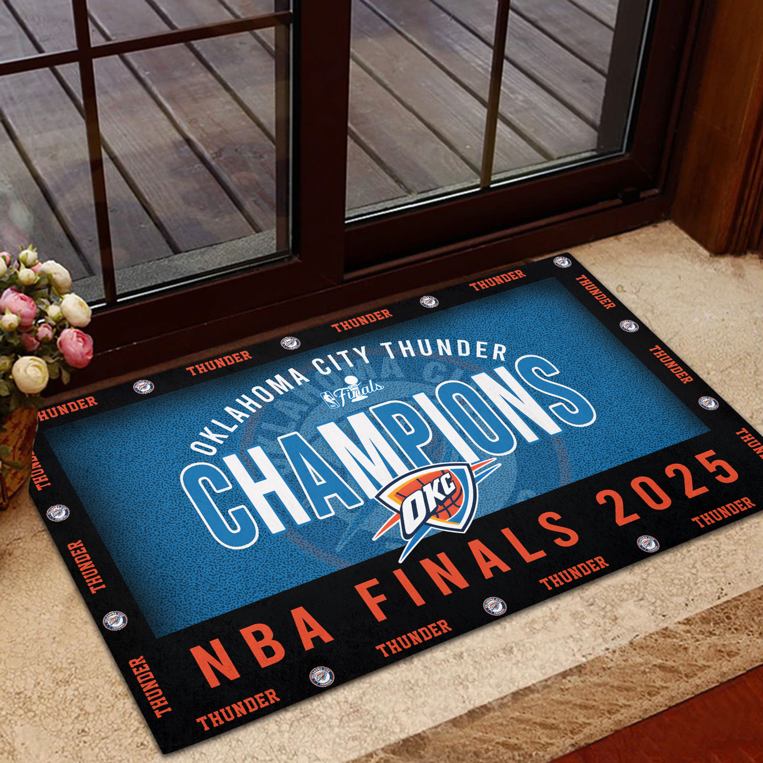 Sportswearmerch Oklahoma City Thunder NBA Final Champios Doormat For Fan