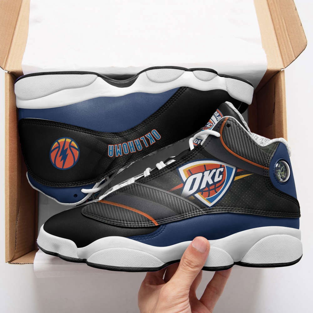 Sportswearmerch Oklahoma City Thunder NFL AJ13 Sneakers Shoes For Men And Women