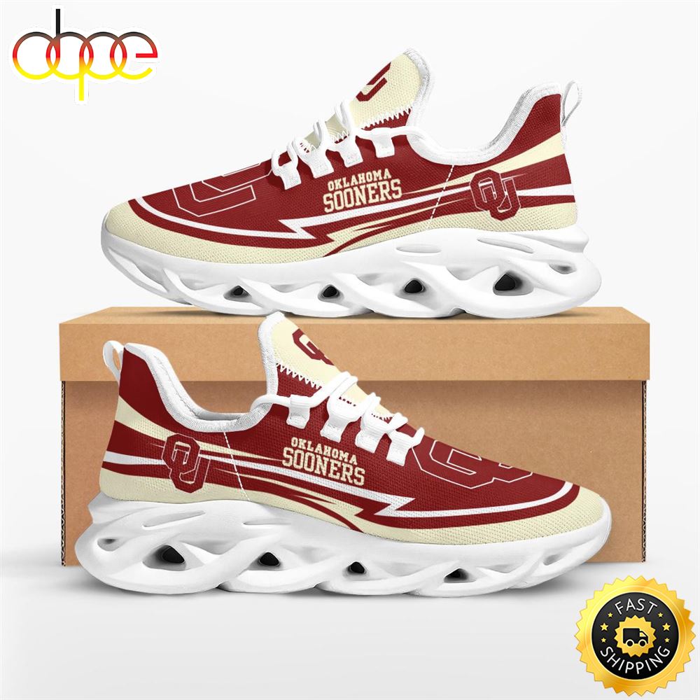 Sportswearmerch Oklahoma Sooners NCAA Are Coming Curves Max Soul Shoes Sneakers For Men And Women