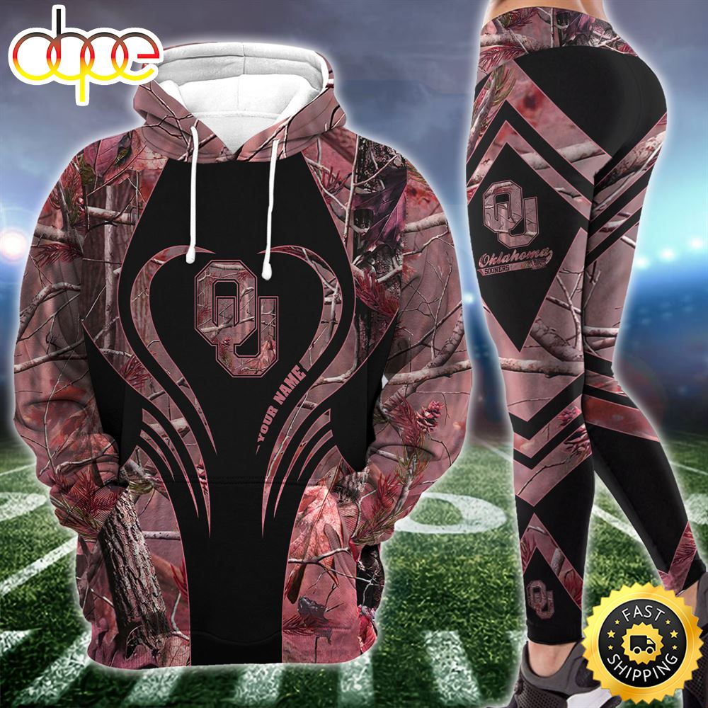 Sportswearmerch Oklahoma Sooners NCAA Hoodie And Leggings For Fan