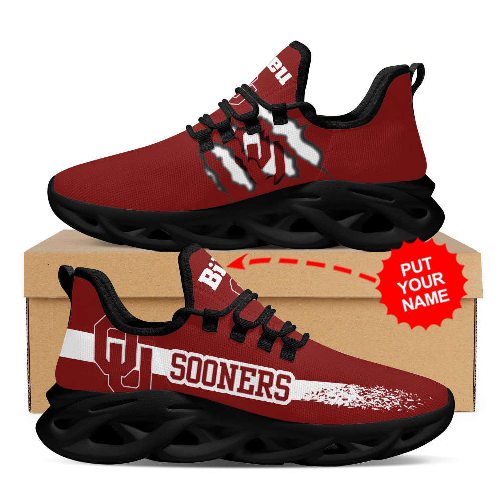 Sportswearmerch Oklahoma Sooners NCAA Max Soul Shoes Sneakers For Men And Women