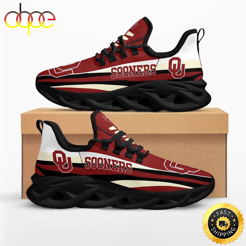 Sportswearmerch Oklahoma Sooners NCAA Max Soul Shoes Sneakers For Men And Women