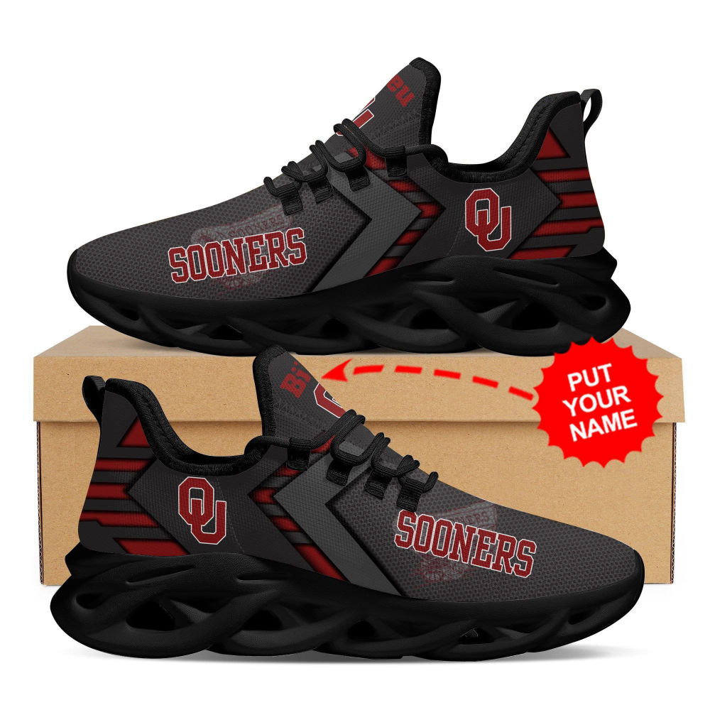 Sportswearmerch Oklahoma Sooners NCAA Max Soul Shoes Sneakers For Men And Women