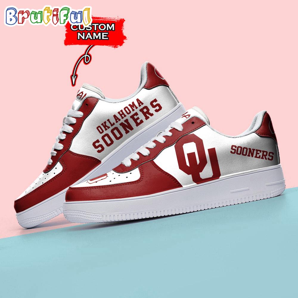 Sportswearmerch Oklahoma Sooners NCAA Sporty Air Low-Top Shoes For Men And Women