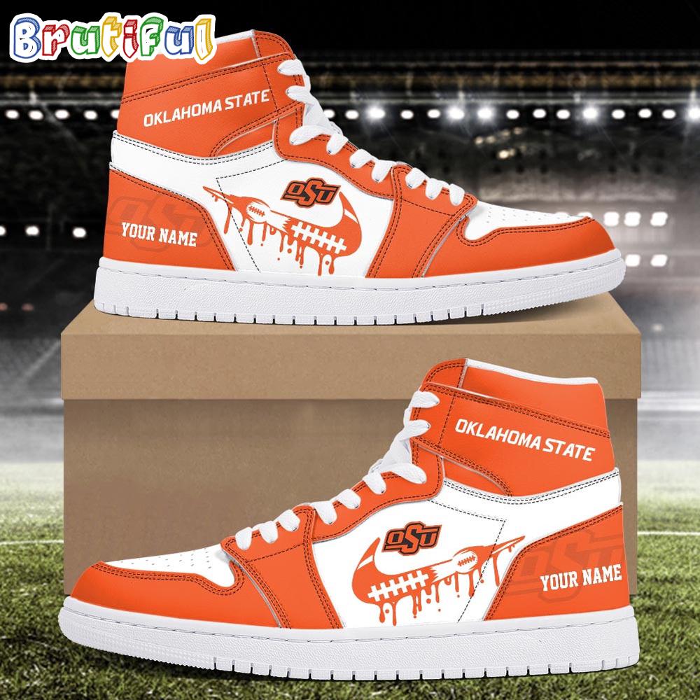 Sportswearmerch Oklahoma State Cowboys NCAA AJ1 High Sneakers Shoes For Men And Women