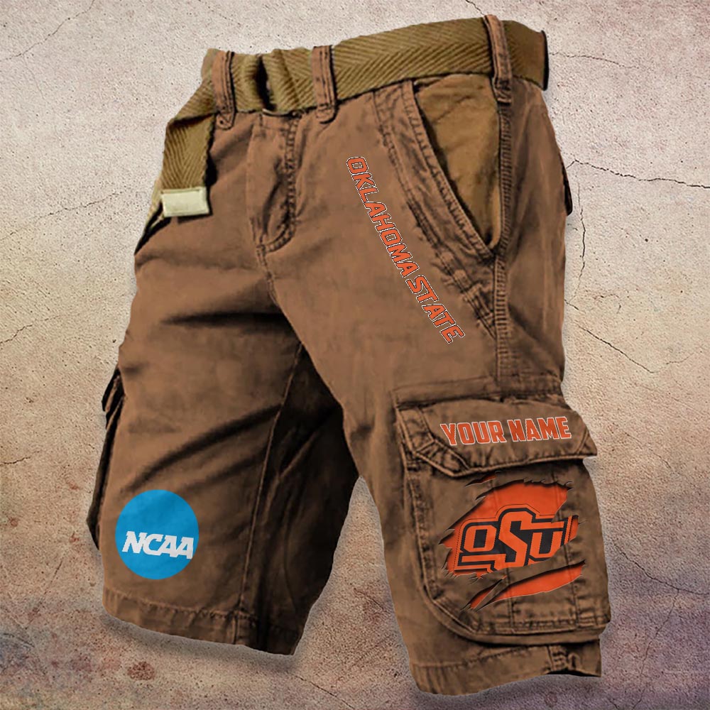 Sportswearmerch Oklahoma State Cowboys NCAA Denim Short For Fan