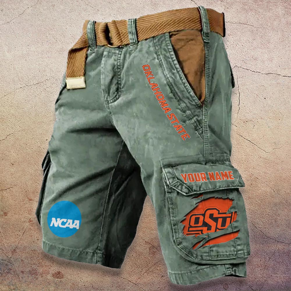 Sportswearmerch Oklahoma State Cowboys NCAA Denim Short For Fan