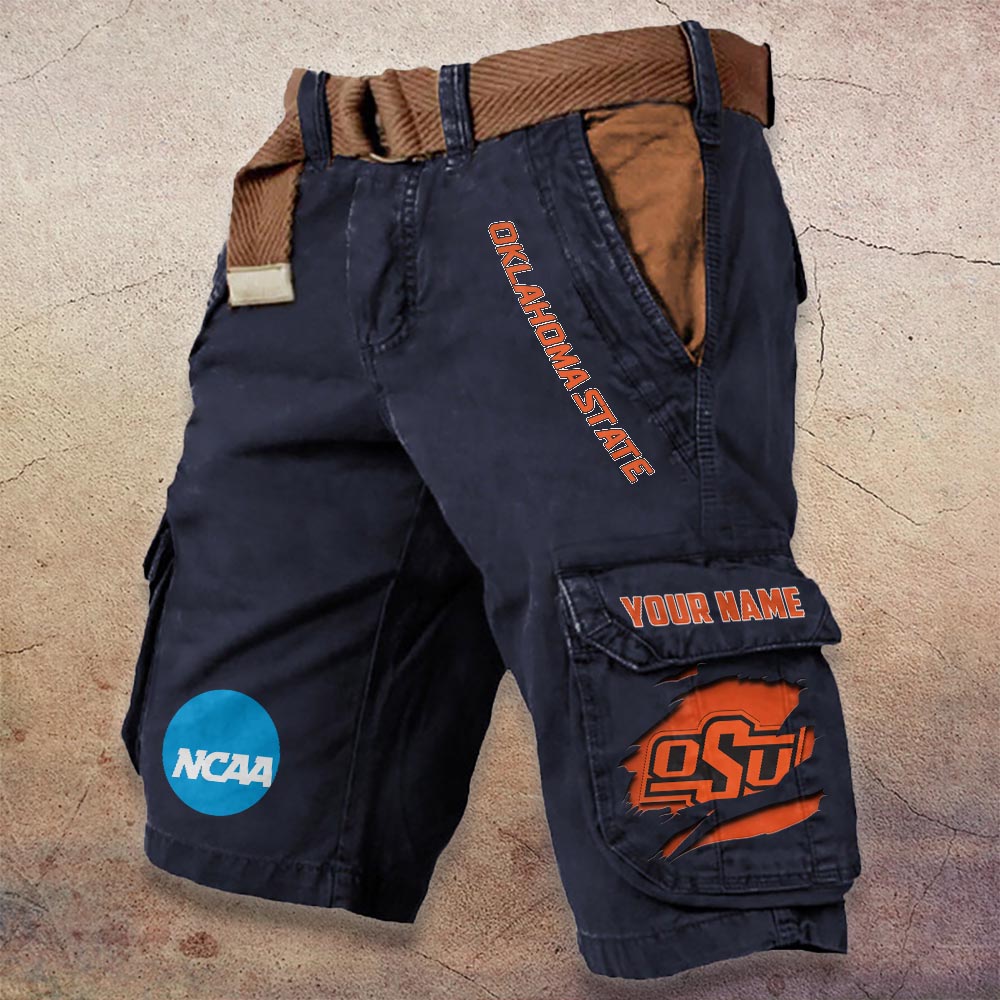 Sportswearmerch Oklahoma State Cowboys NCAA Denim Short For Fan