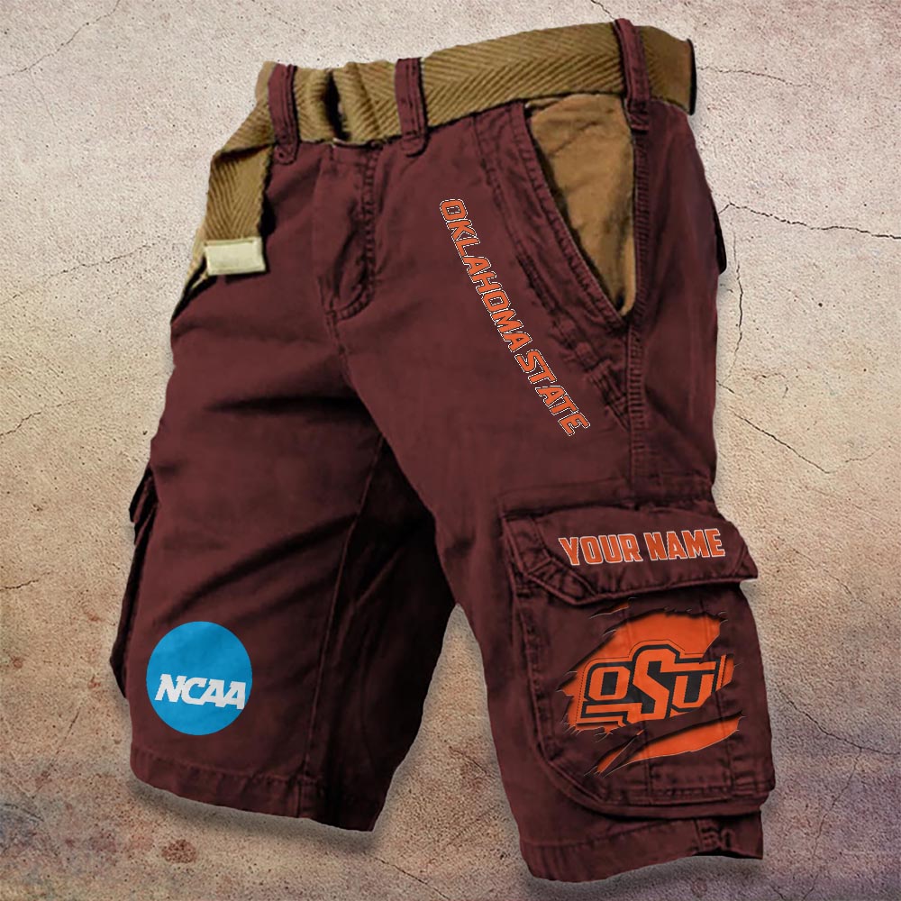 Sportswearmerch Oklahoma State Cowboys NCAA Denim Short For Fan
