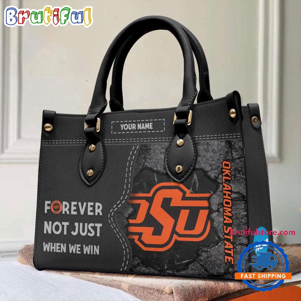Sportswearmerch Oklahoma State Cowboys NCAA Leather Hand Bag For Fan