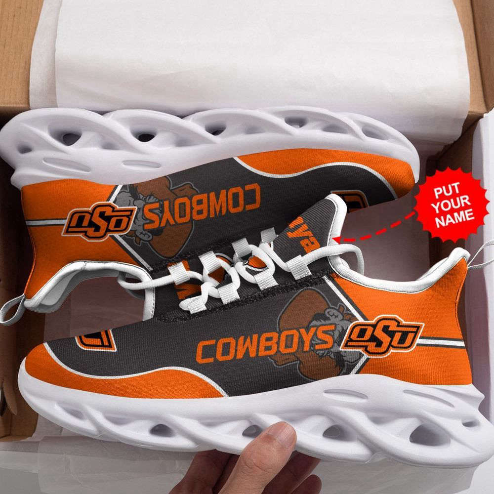 Sportswearmerch Oklahoma State Cowboys NCAA Max Soul Shoes Sneakers For Men And Women