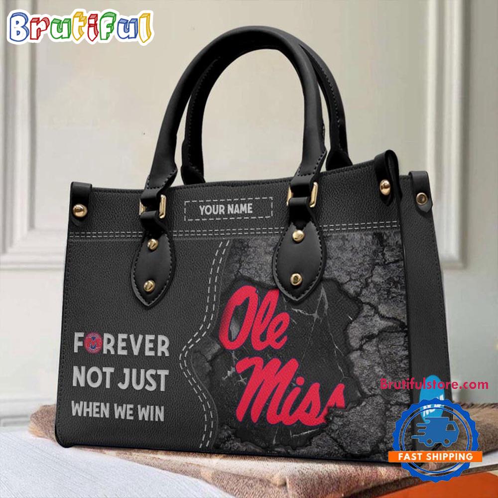 Sportswearmerch Ole Miss Rebels NCAA Leather Hand Bag For Fan