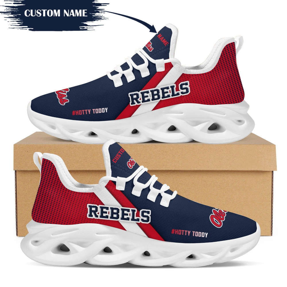 Sportswearmerch Ole Miss Rebels NCAA Max Soul Shoes Sneakers For Men And Women