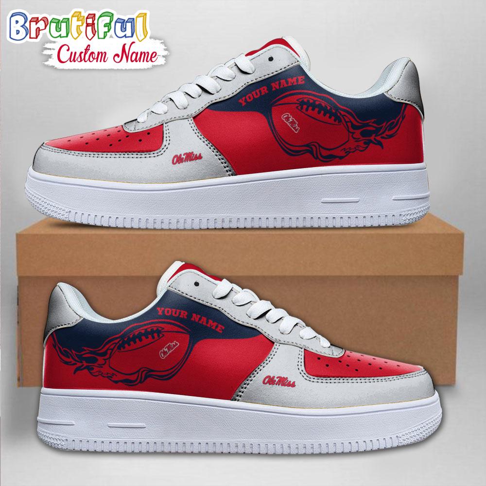 Sportswearmerch Ole Miss Rebels NCAA Sporty Air Low-Top Shoes For Men And Women