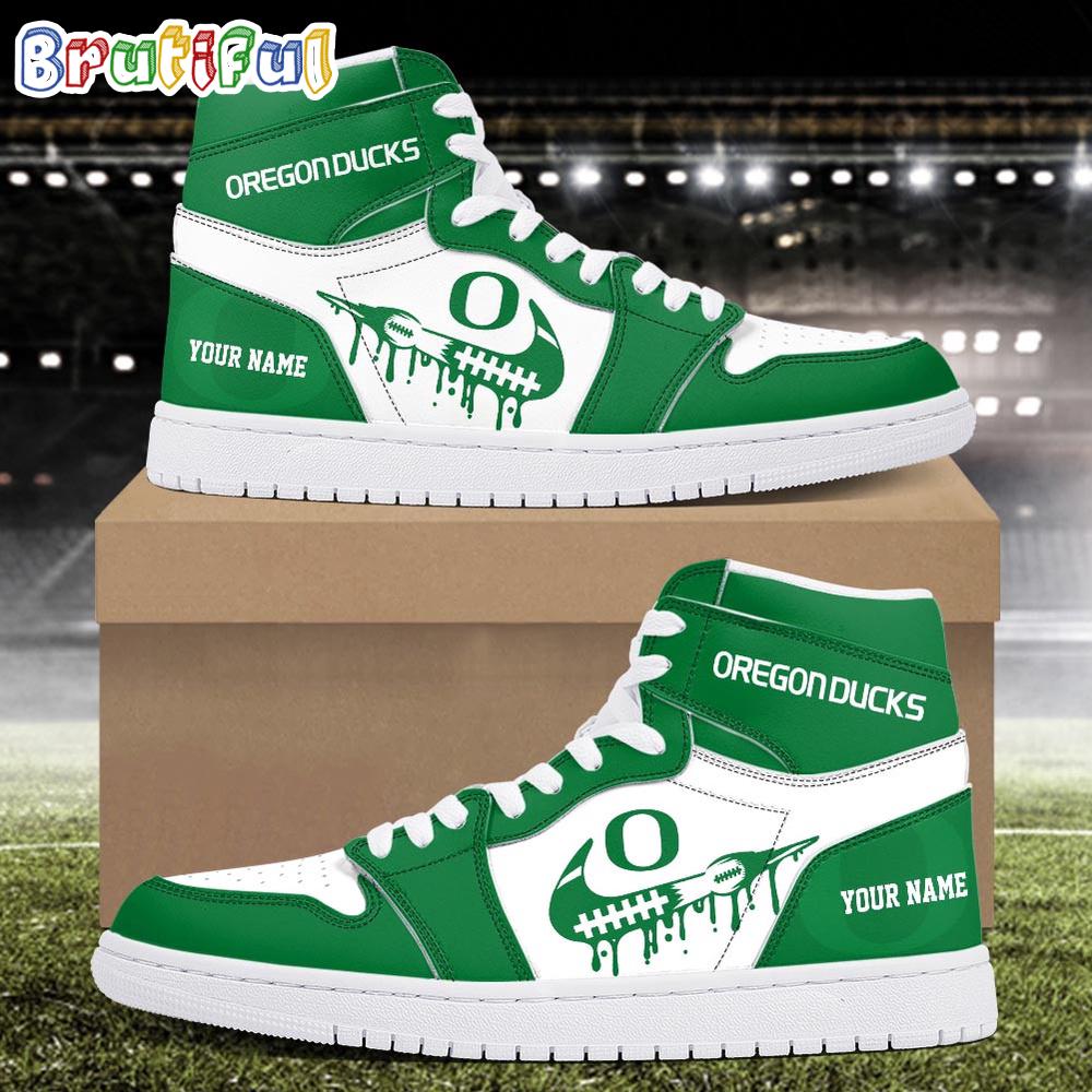 Sportswearmerch Oregon Ducks NCAA AJ1 High Sneakers Shoes For Men And Women