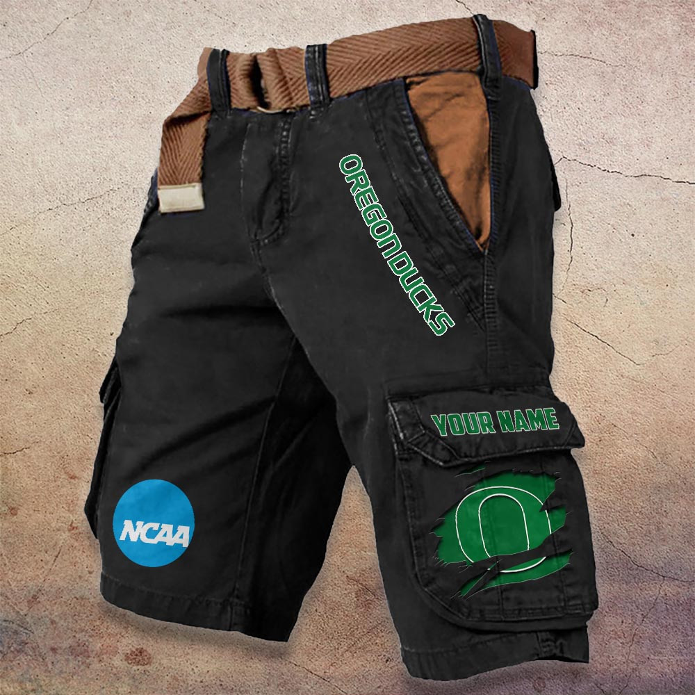 Sportswearmerch Oregon Ducks NCAA Denim Short For Fan