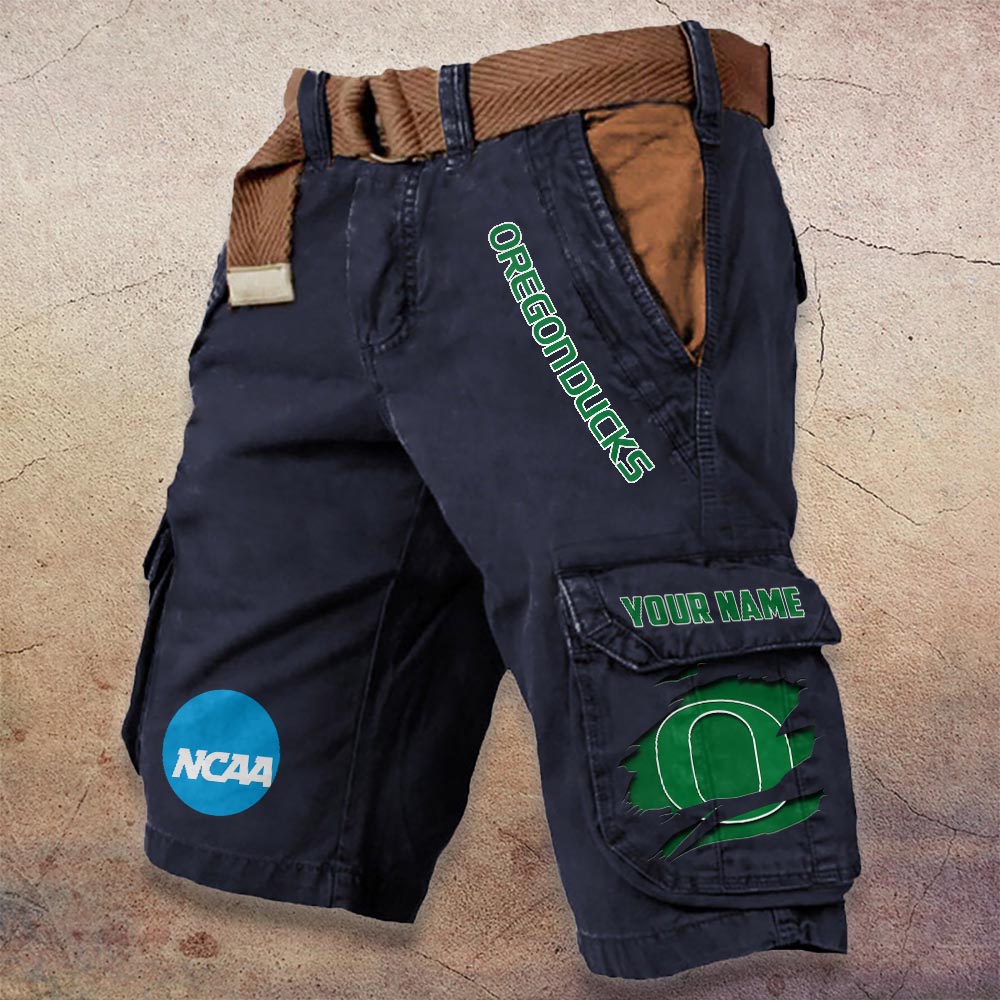 Sportswearmerch Oregon Ducks NCAA Denim Short For Fan