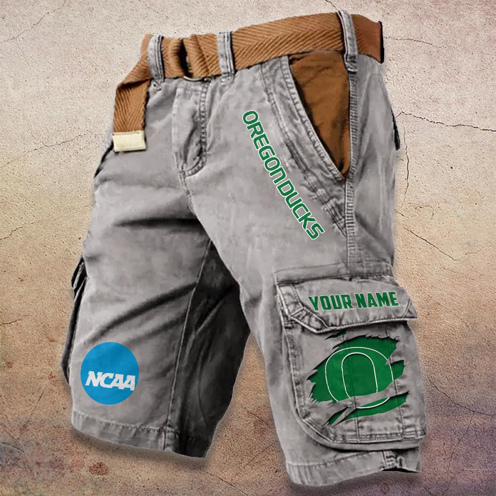 Sportswearmerch Oregon Ducks NCAA Denim Short For Fan