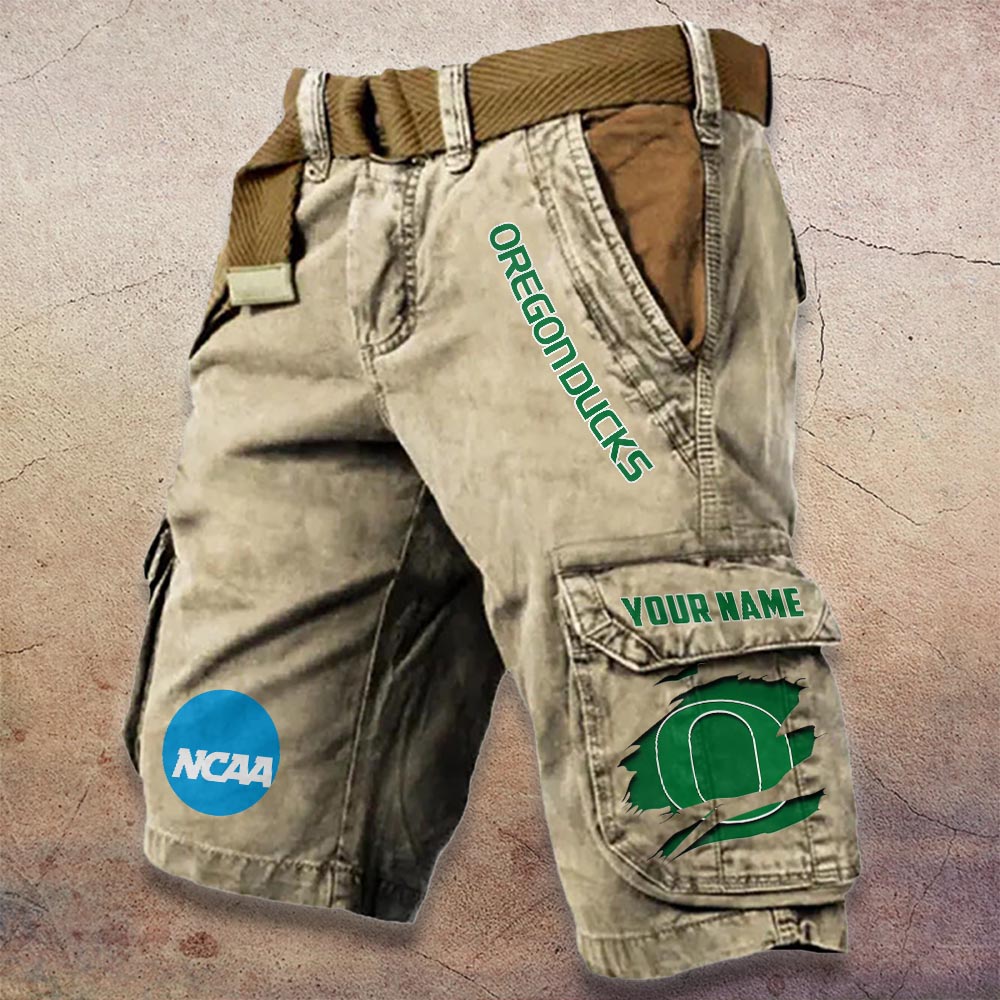 Sportswearmerch Oregon Ducks NCAA Denim Short For Fan