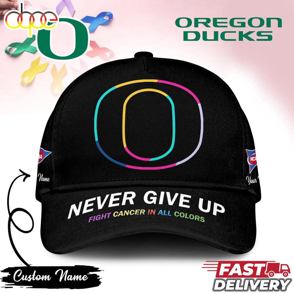 Sportswearmerch Oregon Ducks NCAA Fight Cancer In Classic Cap For Fan