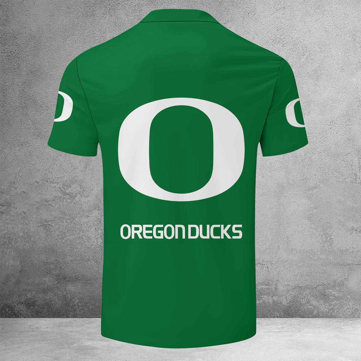 Sportswearmerch Oregon Ducks NCAA Lapel Zip Polo Shirt For Fan