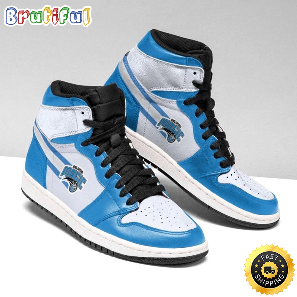 Sportswearmerch Orlando Magic NBA AJ1 High Sneakers Shoes For Men And Women