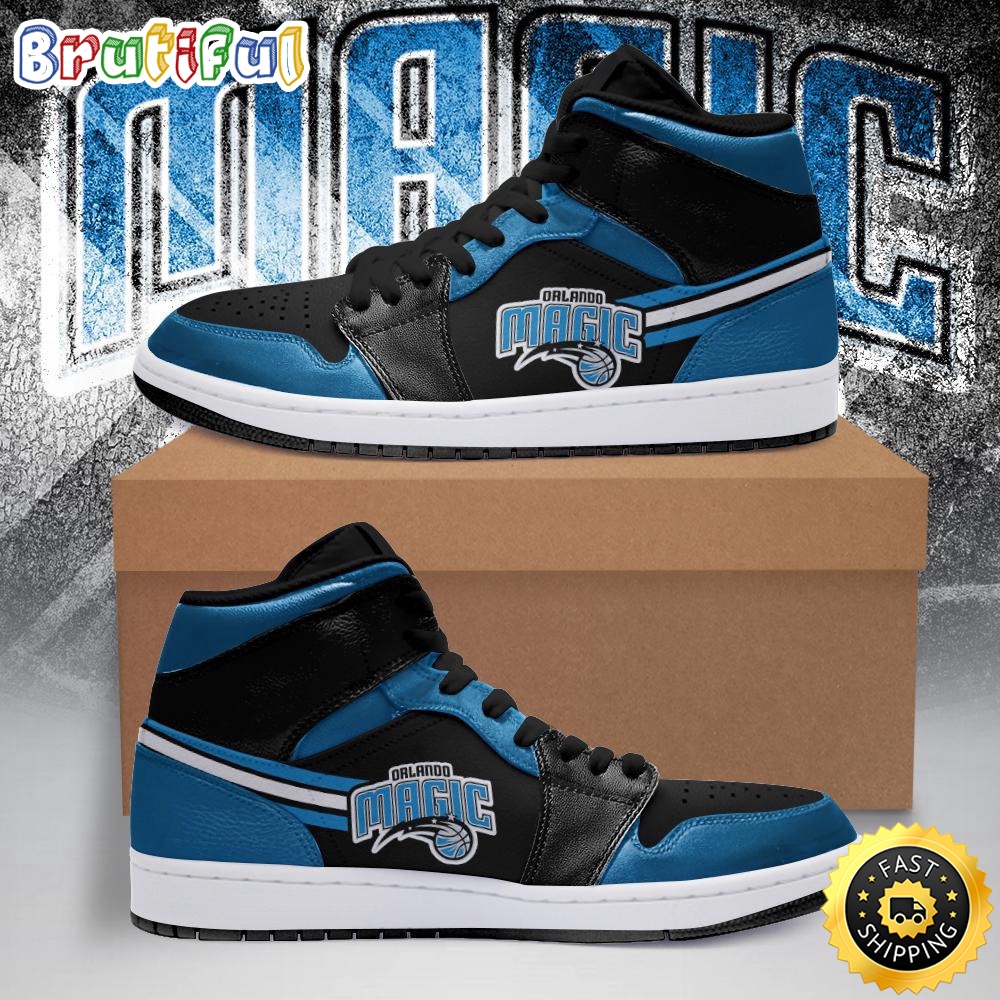 Sportswearmerch Orlando Magic NBA AJ1 High Sneakers Shoes For Men And Women