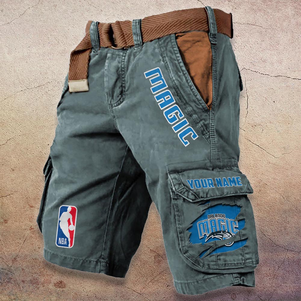Sportswearmerch Orlando Magic NBA Denim Short For Fan