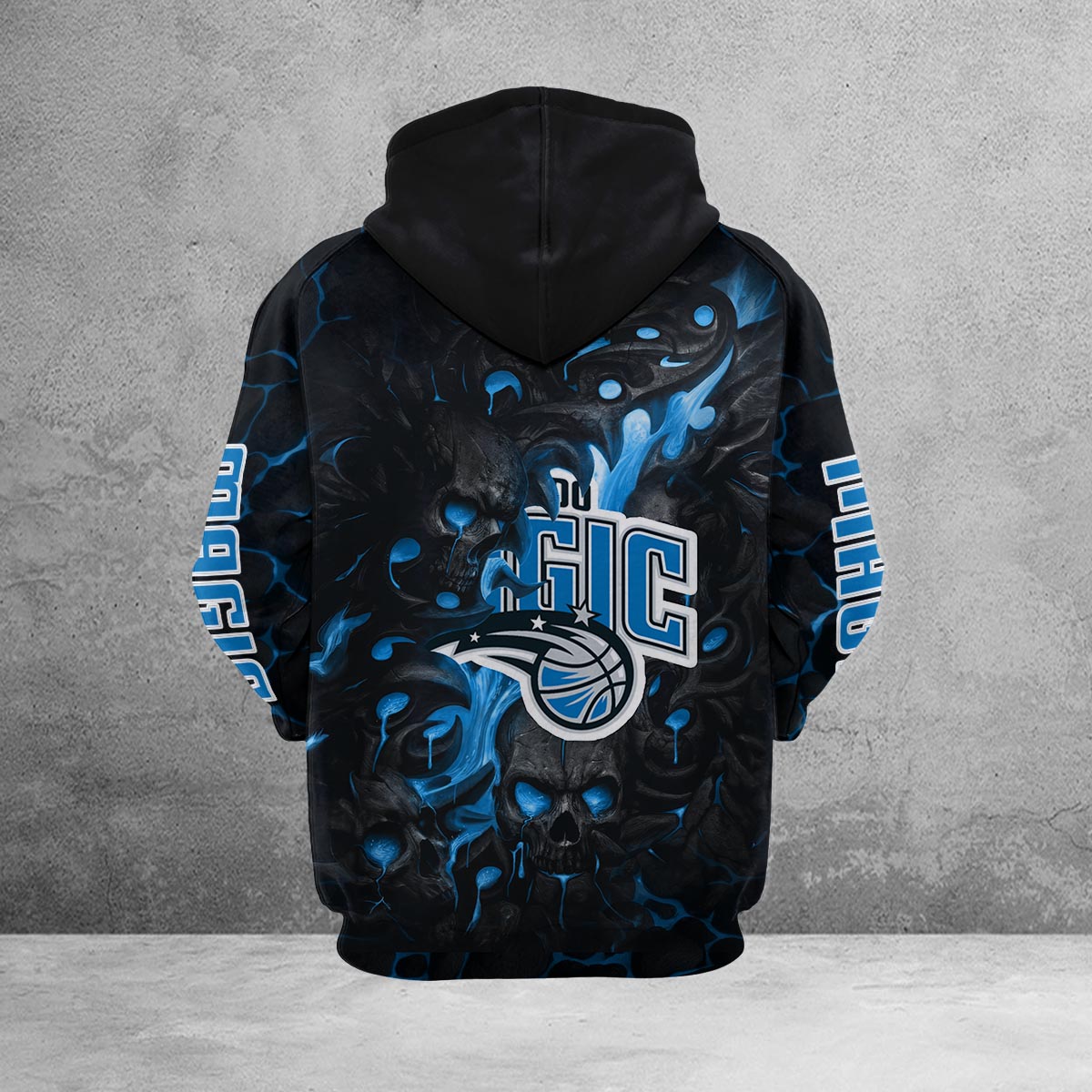 Sportswearmerch Orlando Magic NBA Lava Skull Hoodie For Fan