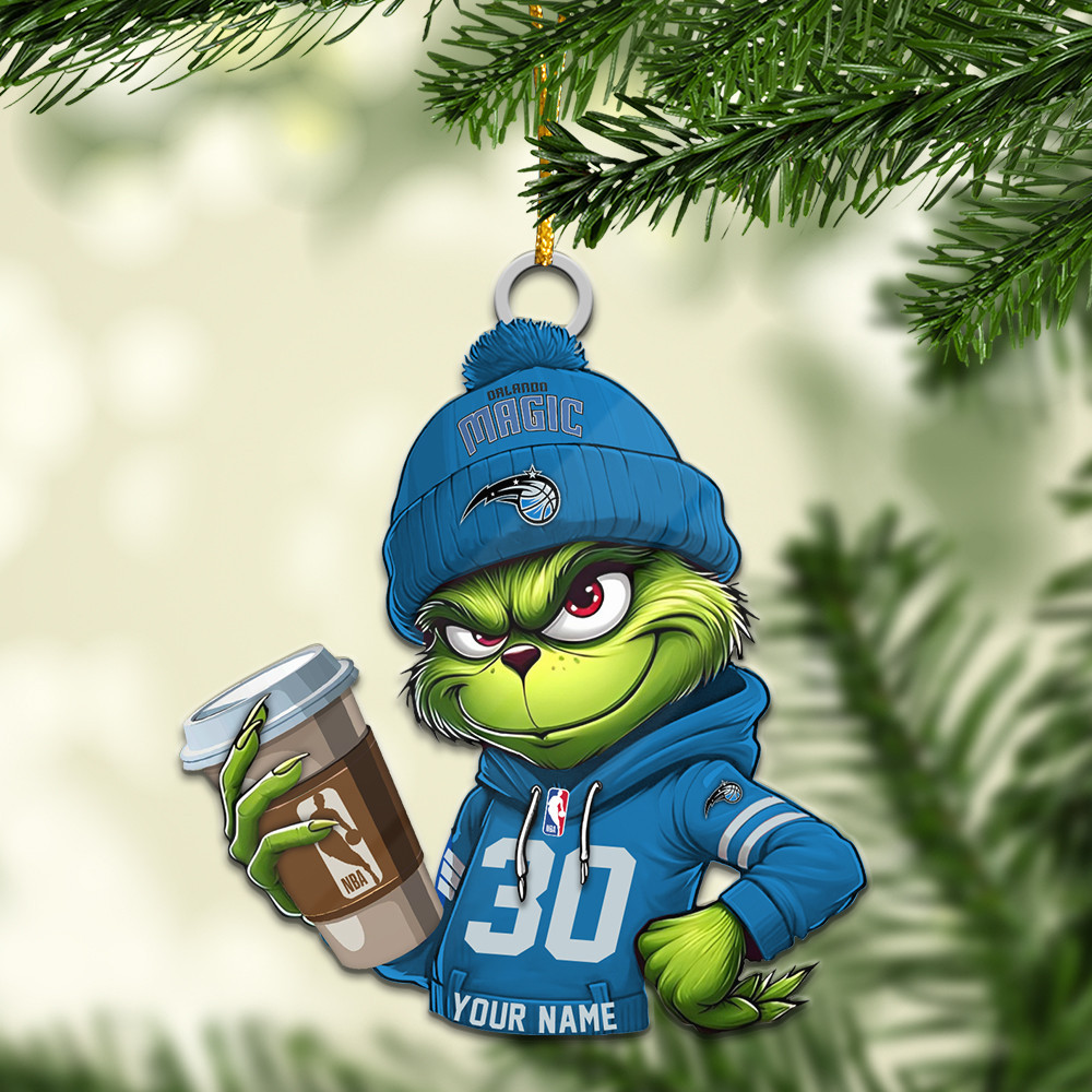 Sportswearmerch Orlando Magic NBA Personalized Acrylic Ornament For Fans