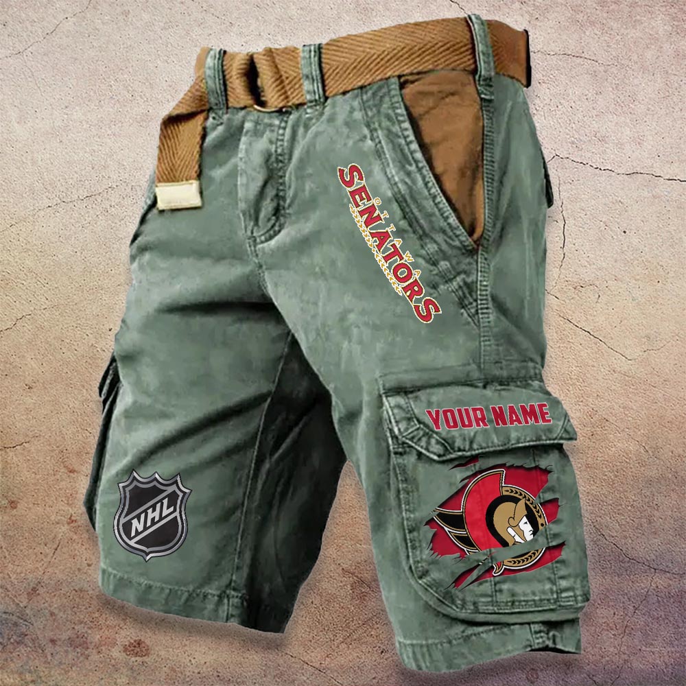 Sportswearmerch Ottawa Senators NHL Denim Short For Fan