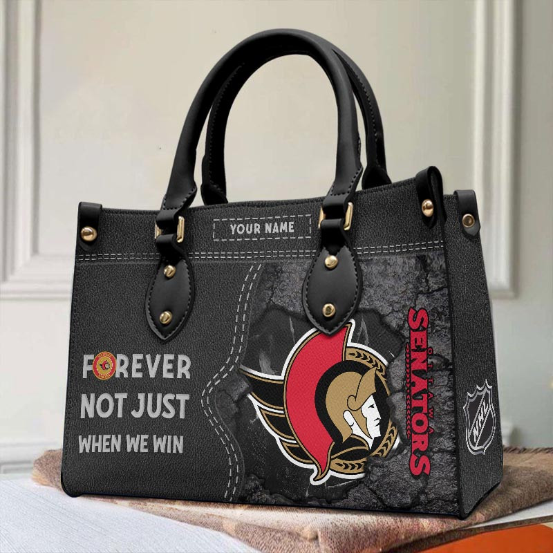 Sportswearmerch Ottawa Senators NHL Leather Handbag For Fan