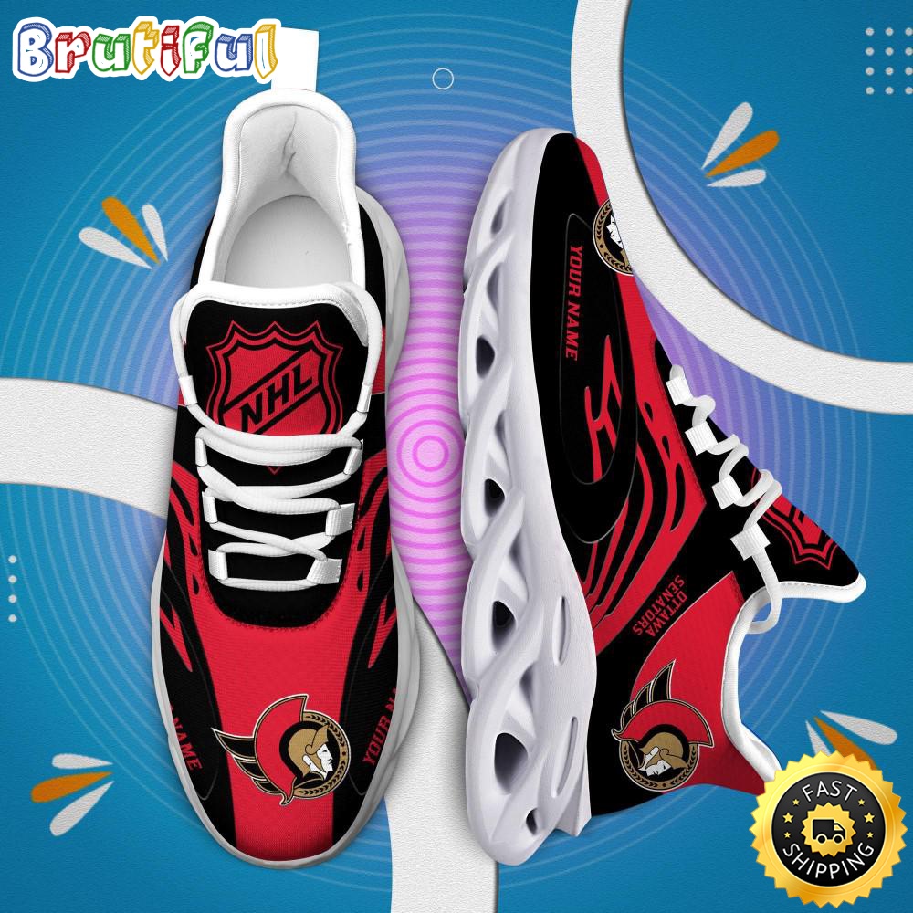 Sportswearmerch Ottawa Senators NHL Max Soul Shoes For Fan