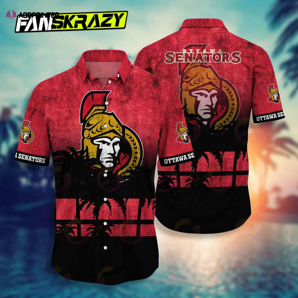 Sportswearmerch Ottawa Senators NHL Personalized Hawaiian Shirt For Fan
