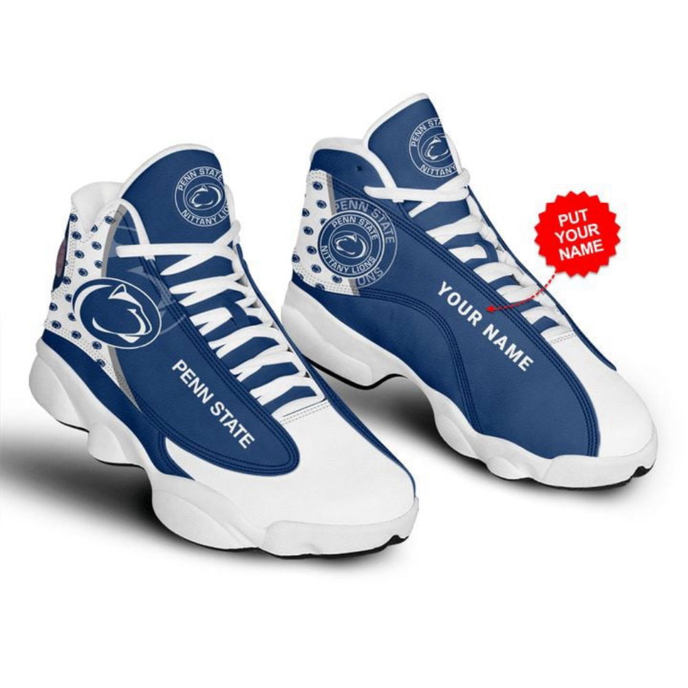 Sportswearmerch Penn State Nittany Lions NCAA AJ13 Sneakers Shoes For Men And Women