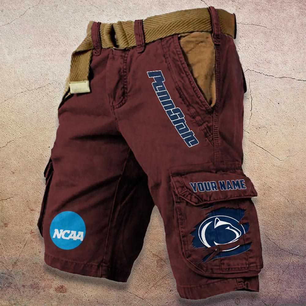 Sportswearmerch Penn State Nittany Lions NCAA Denim Short For Fan