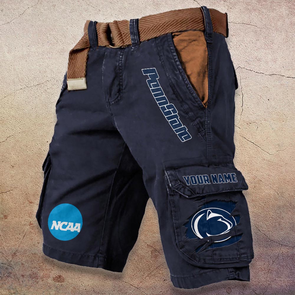 Sportswearmerch Penn State Nittany Lions NCAA Denim Short For Fan