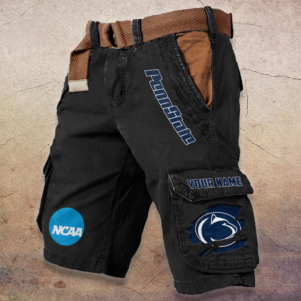 Sportswearmerch Penn State Nittany Lions NCAA Denim Short For Fan