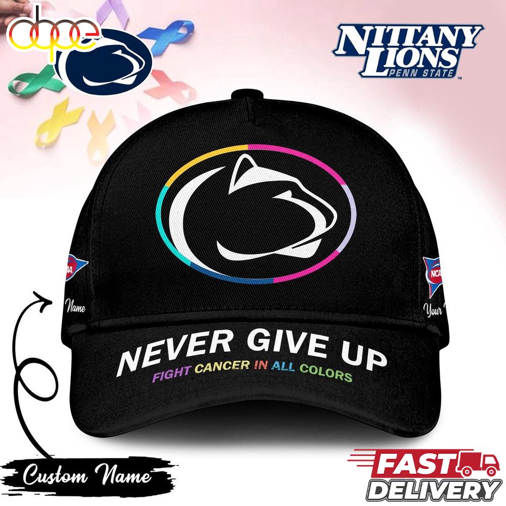 Sportswearmerch Penn State Nittany Lions NCAA Fight Cancer In Classic Cap For Fan
