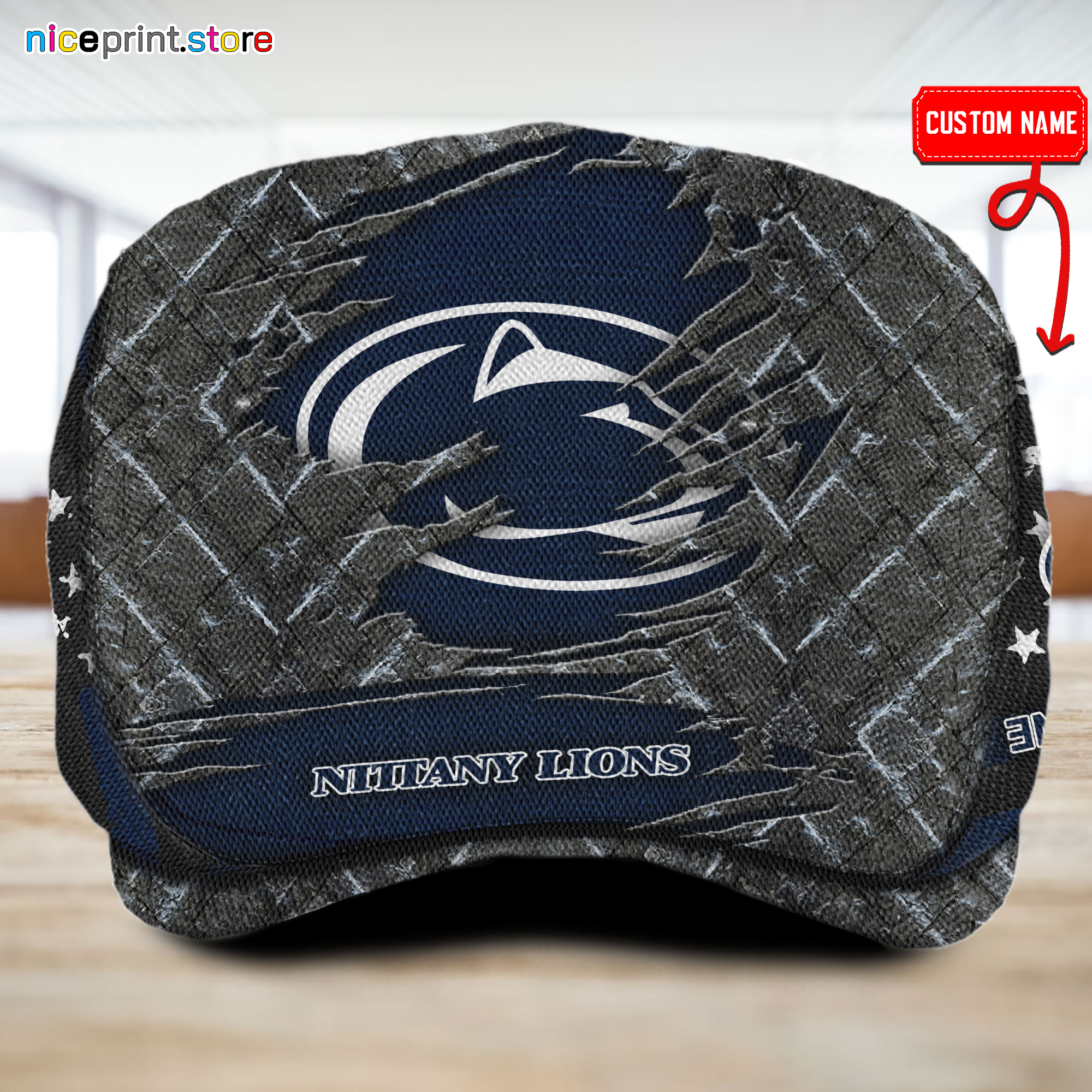 Sportswearmerch Penn State Nittany Lions NCAA Flat Cap For Fan
