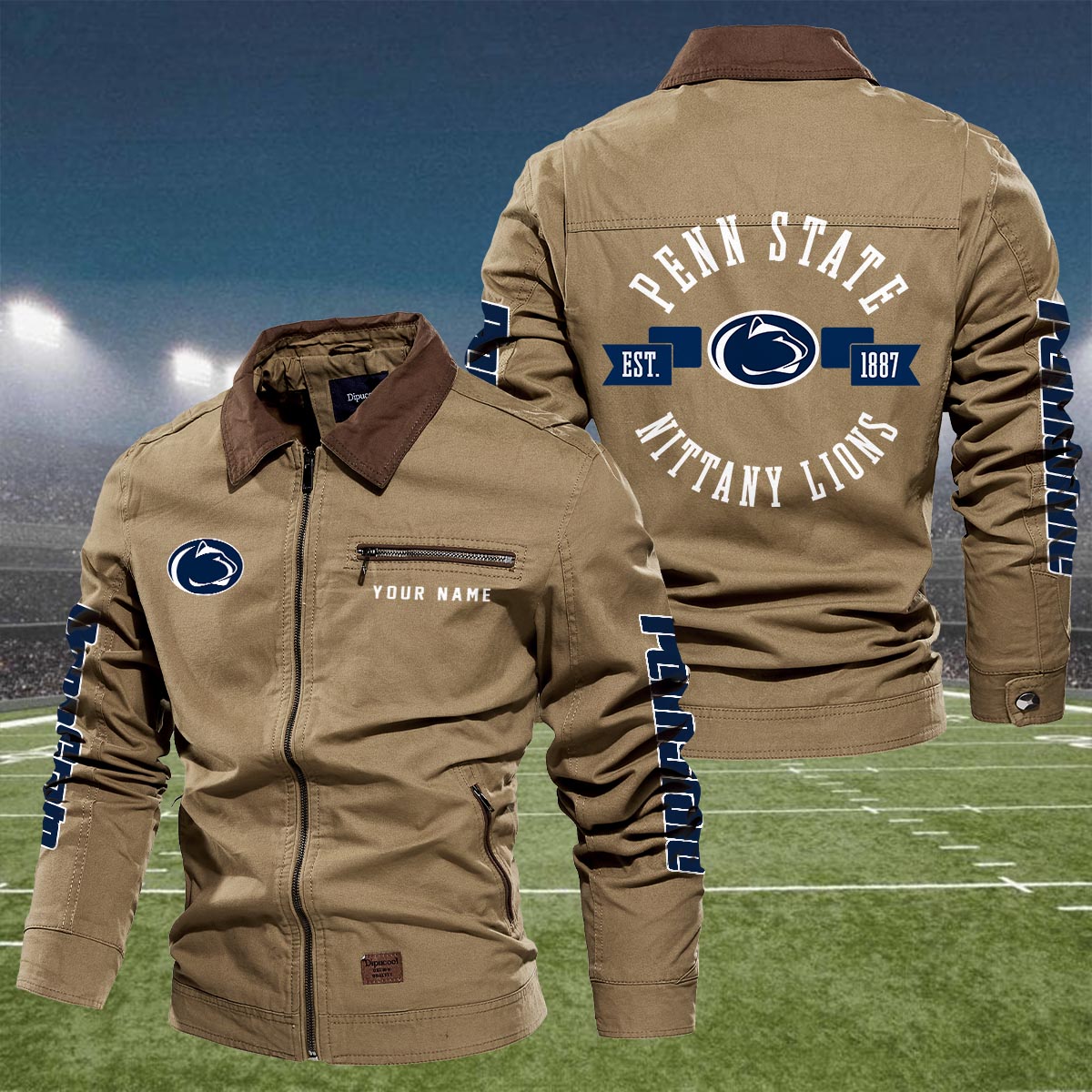 Sportswearmerch Penn State Nittany Lions NCAA Lapel Jacket For Fan